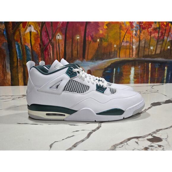 RARE Nike Air Jordan IV 4 Retro Oxidized Green Size 18 Men\'s FQ8138-103 main image 4